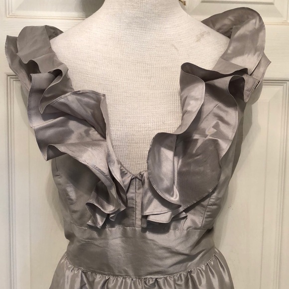 Lynn Lugo Silver Bridesmaid Dress - Picture 2 of 5